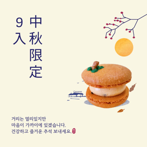 中秋禮盒馬卡龍9入
